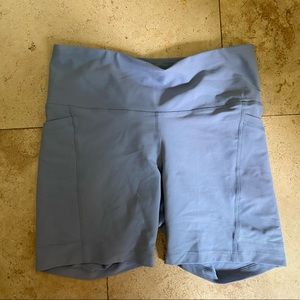 Blue Bike Shorts
